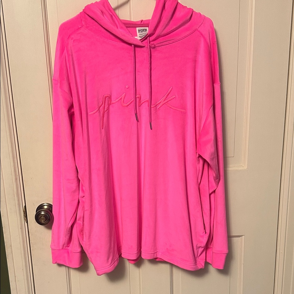 PINK Victoria's Secret Bright Pink Hoodie
